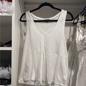 Express White Tank Top